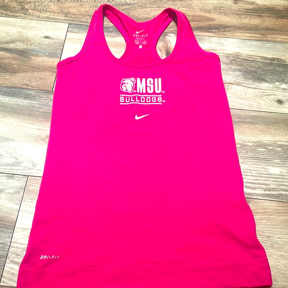 Mississippi state tank top Nike dri-fit  msu